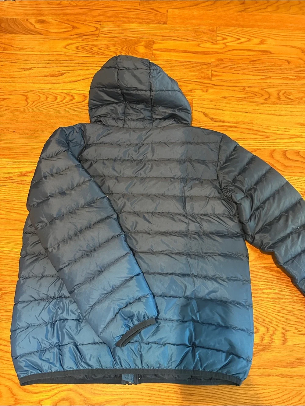 Eddie Bauer Boys' Navy Blue Hooded Puffer Jacket